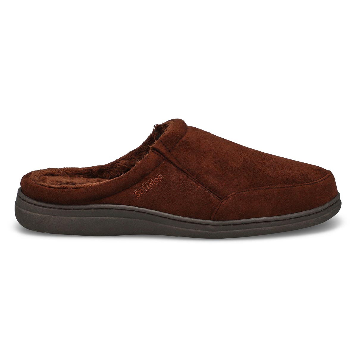 Men's Polar II Open Back Slipper - Brown